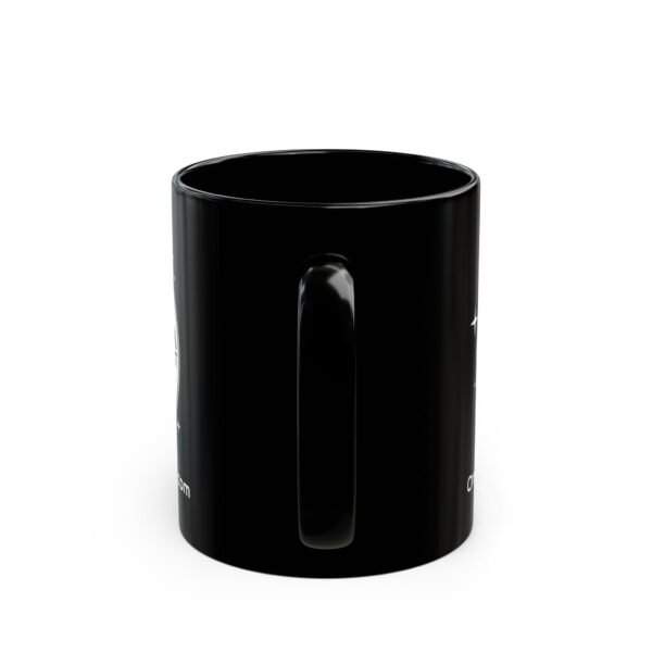 Omega Conquest Black Mug - 11oz - Image 4
