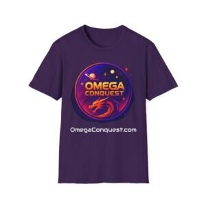 Omega Conquest Cosmic Dragon T-Shirt for Science Fiction Fan Merchandise