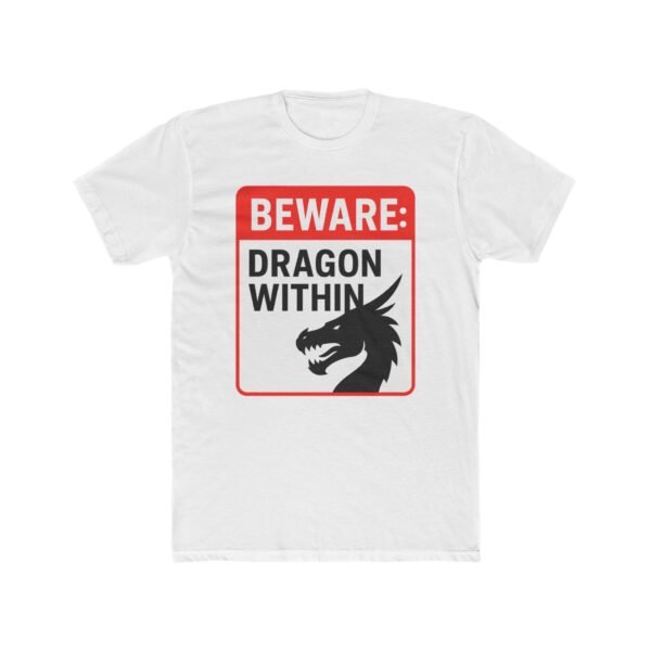 'Dragon Within' Crew neck Unisex Graphic Tee Perfect for Fantasy Lovers, Gamers, Martial Arts, Casual Comfy Everyday Shirt - Image 3