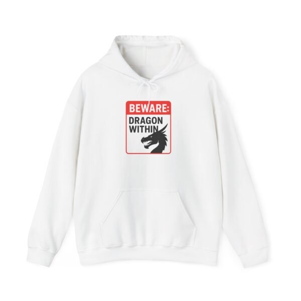 Dragon Within Hoodie, Great for Men's and Women's, Fantasy Lovers, Gamers, Martial Arts or Cool Casual Streetwear Unisex Pullover, Gift Idea