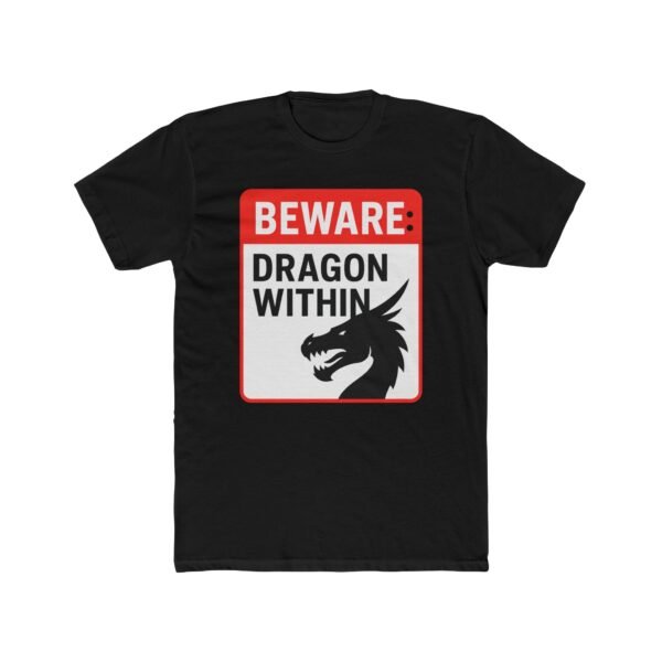 'Dragon Within' Crew neck Unisex Graphic Tee Perfect for Fantasy Lovers, Gamers, Martial Arts, Casual Comfy Everyday Shirt
