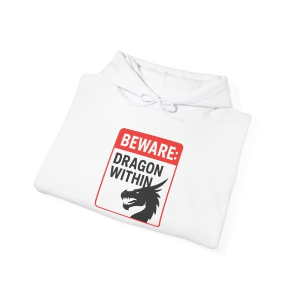 Dragon Within Hoodie, Great for Men's and Women's, Fantasy Lovers, Gamers, Martial Arts or Cool Casual Streetwear Unisex Pullover, Gift Idea - Image 3
