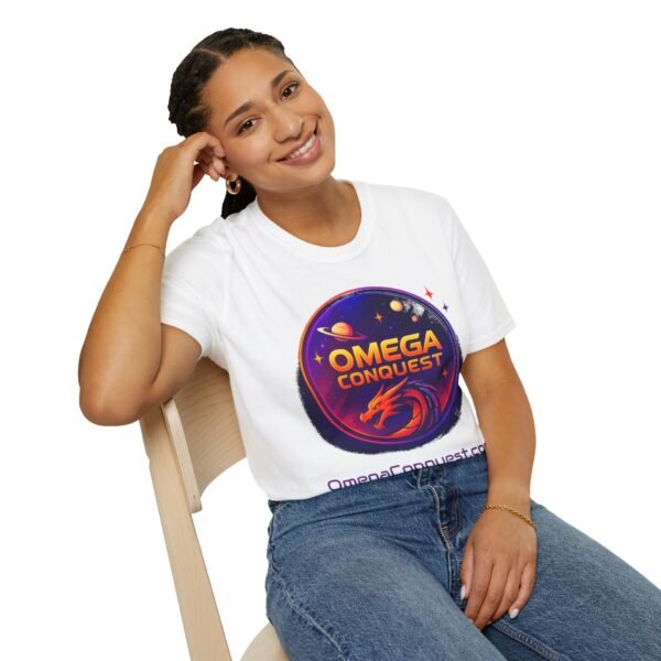 Omega Conquest Cosmic Dragon T-Shirt for Science Fiction Fan Merchandise - Image 10