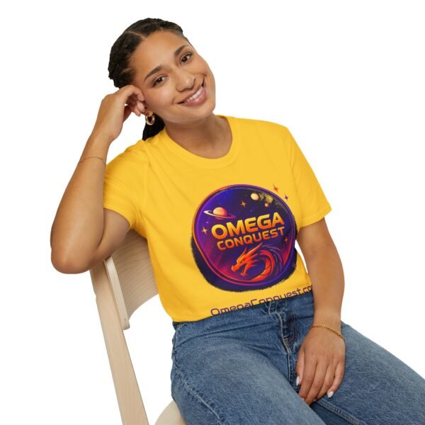 Omega Conquest Cosmic Dragon T-Shirt for Science Fiction Fan Merchandise - Image 18