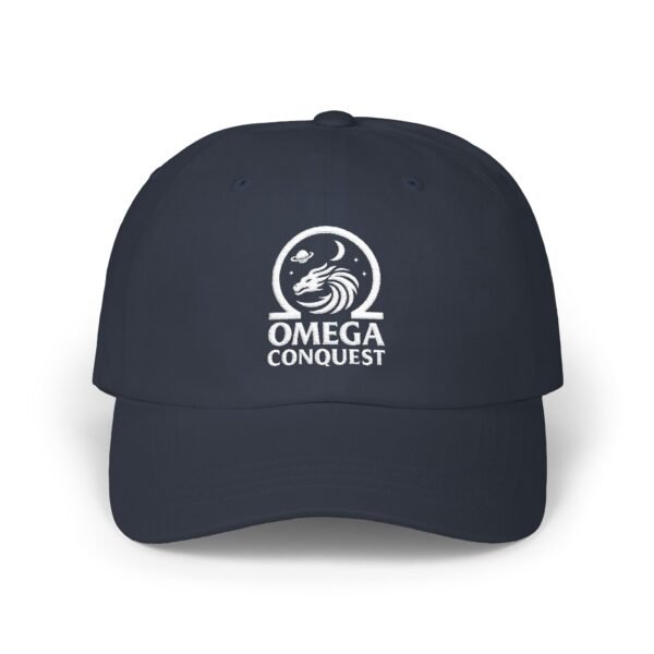 Omega Conquest Classic Cap (white label) - Cool Space Dragon Design