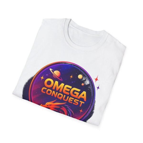 Omega Conquest Cosmic Dragon T-Shirt for Science Fiction Fan Merchandise - Image 8