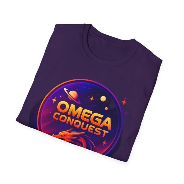 Omega Conquest Cosmic Dragon T-Shirt for Science Fiction Fan Merchandise - Image 3