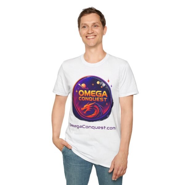 Omega Conquest Cosmic Dragon T-Shirt for Science Fiction Fan Merchandise - Image 9